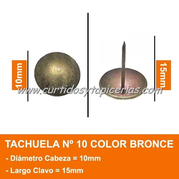 Tachuela Bronceada Nº 10