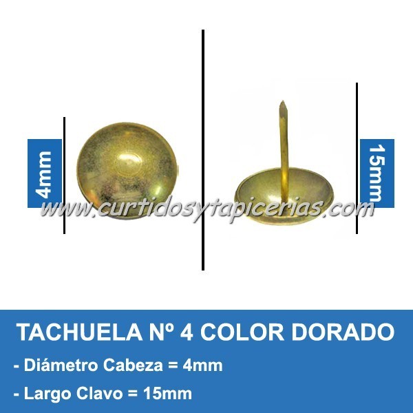 Tachuela Dorada Nº 4