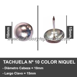 Tachuela Niquelada Nº 10