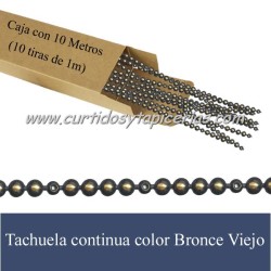 Tachuela continua Color Bronce Viejo - Caja con 10 metros