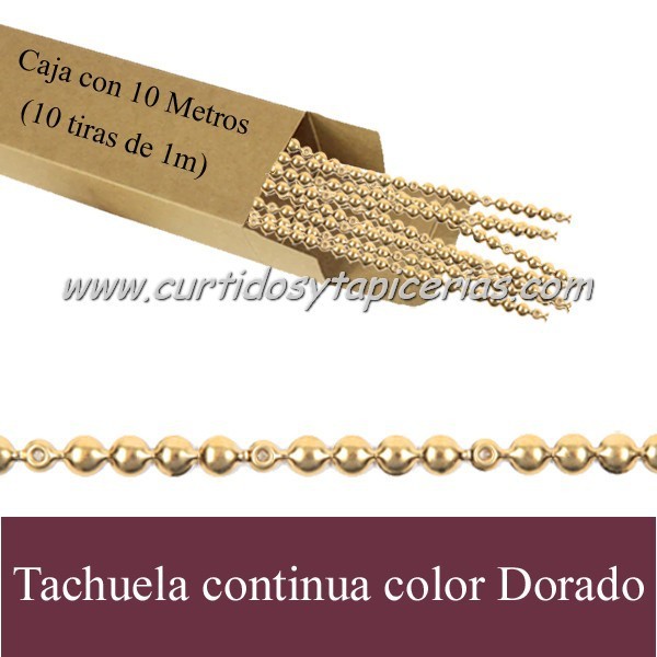 Tachuela continua Color Bronce Viejo - Caja con 10 metros