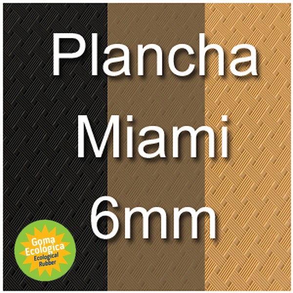 Plancha Caucho Alba Miami 6mm
