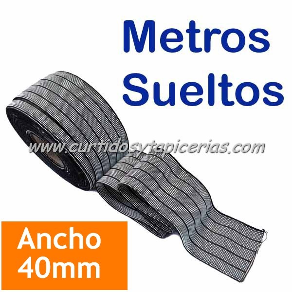 Cincha Elastica 40mm (Metros Sueltos)
