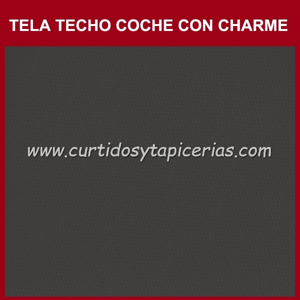 Tela Techo Coche con Charme  - Color Gris Oscuro (BMW Antracita)